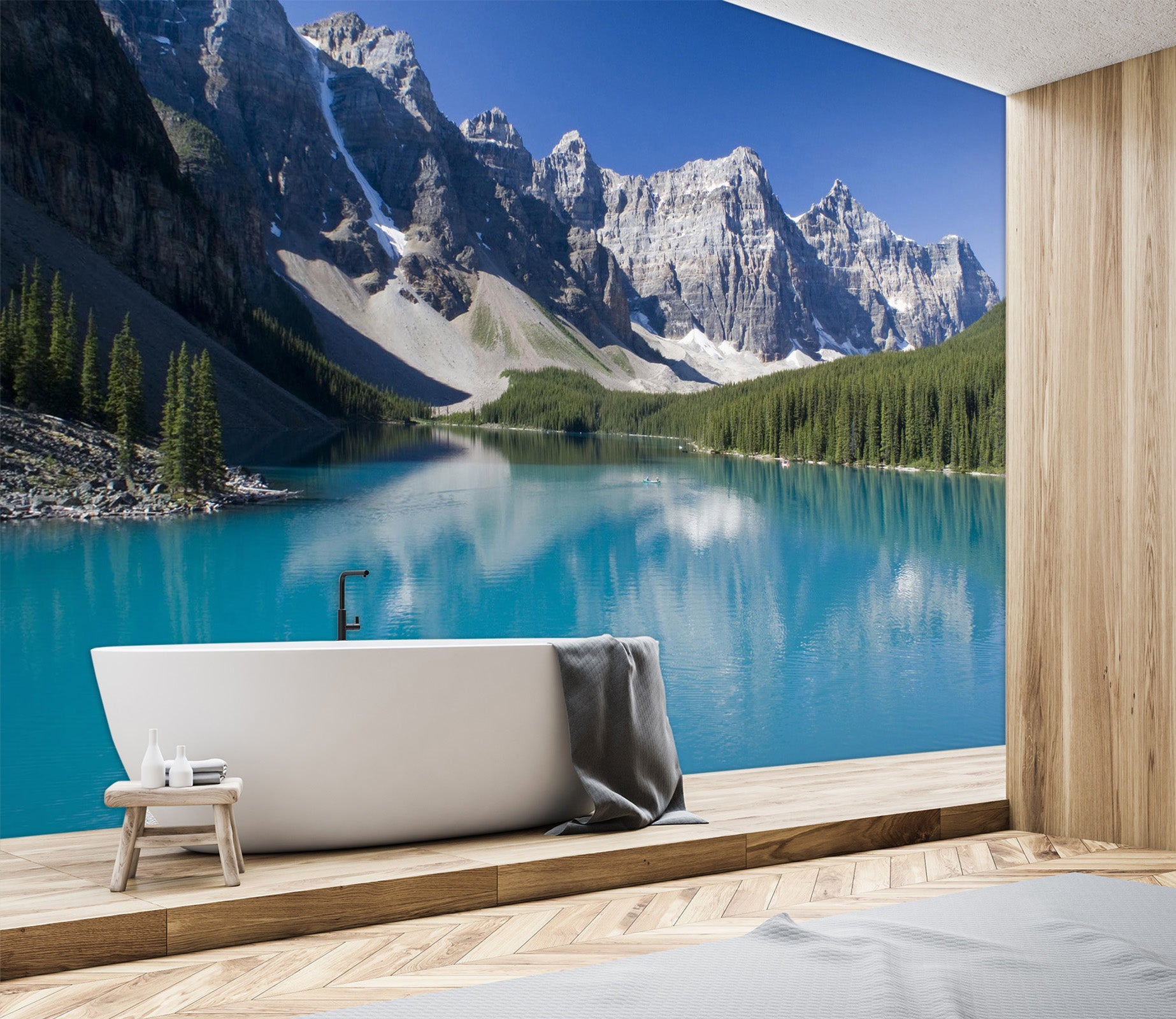 3D Landscape Lake 1640 Wall Murals