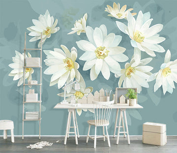 3D Summer Lotus WG184 Wall Murals