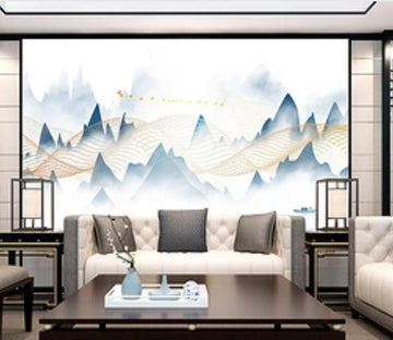 3D Triangle Mountain WG843 Wall Murals