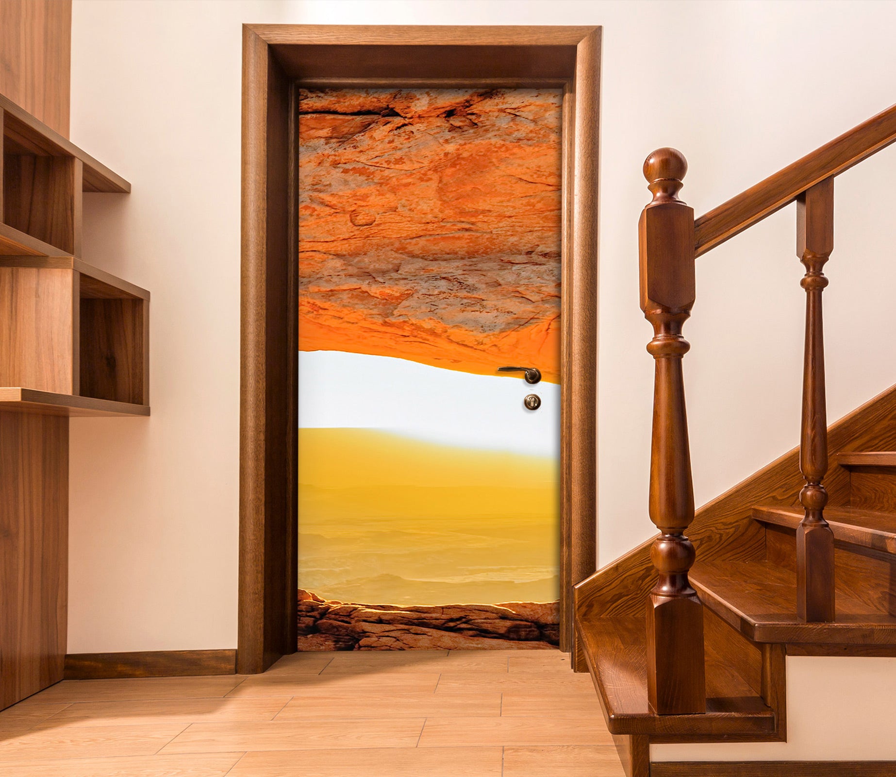 3D Stone Dust Golden Sunshine 107214 Beth Sheridan Door Mural