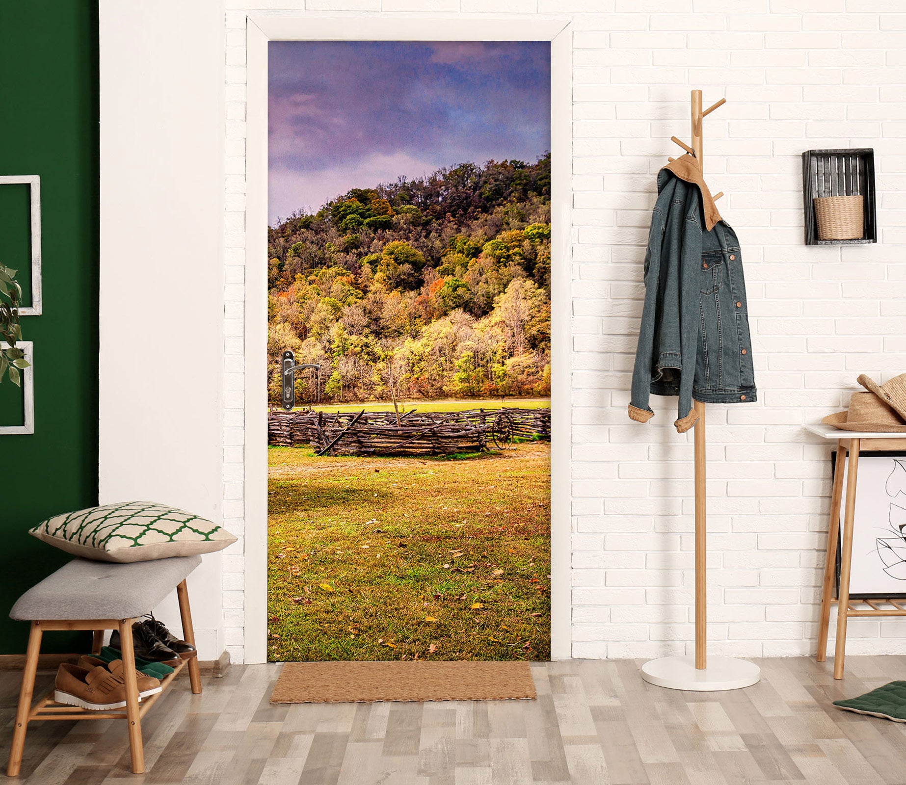 3D Lawn Woods 107170 Beth Sheridan Door Mural