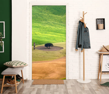 3D Tree Lawn Hillside 11622 Marco Carmassi Door Mural