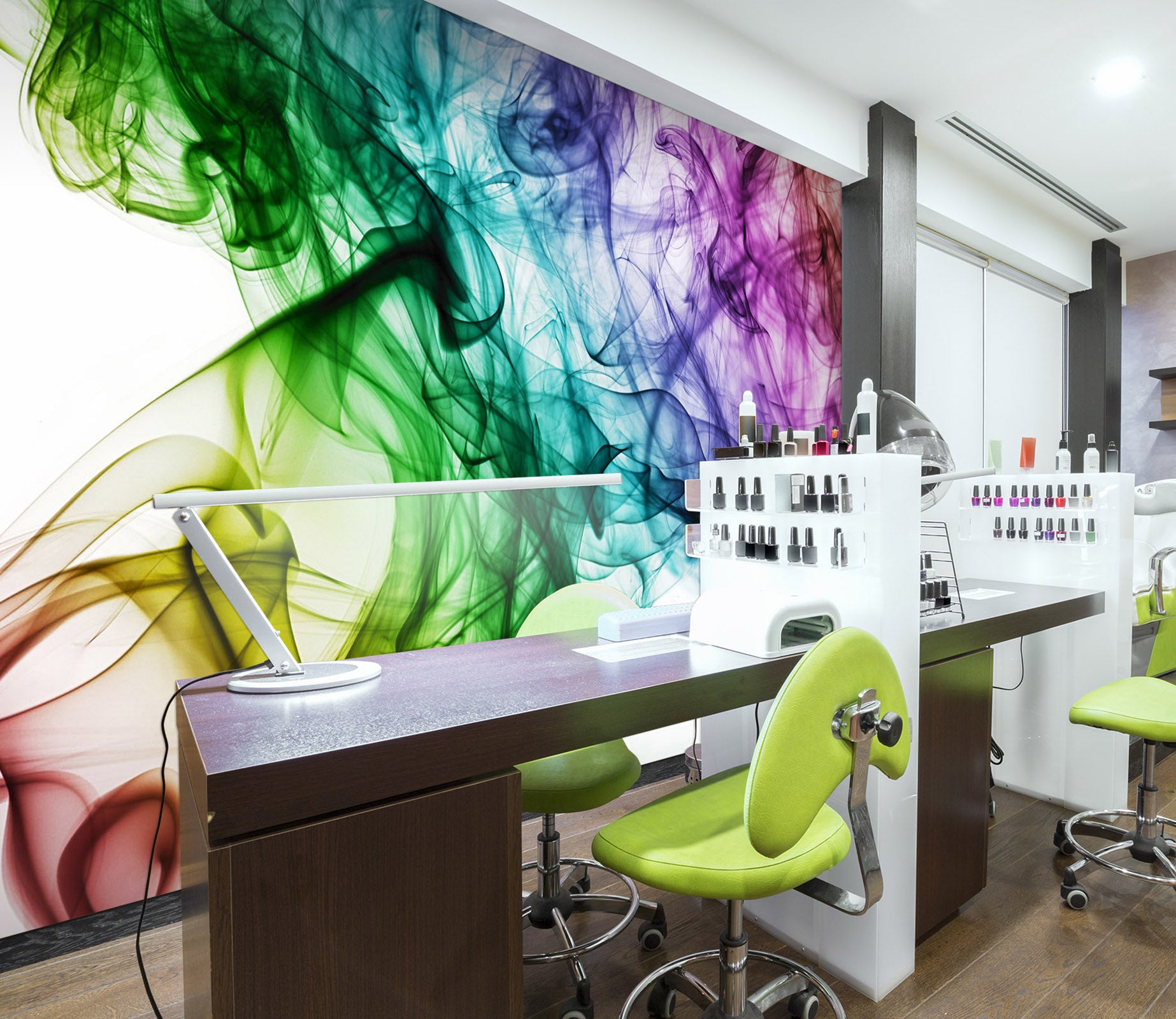 3D Colorful Watercolor 060 Wall Murals