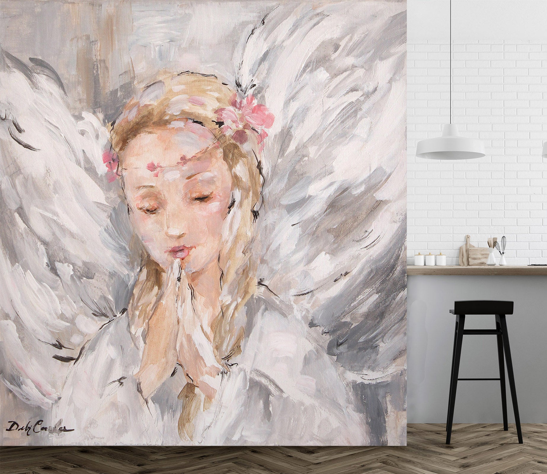 3D Angel Girl 3115 Debi Coules Wall Mural Wall Murals