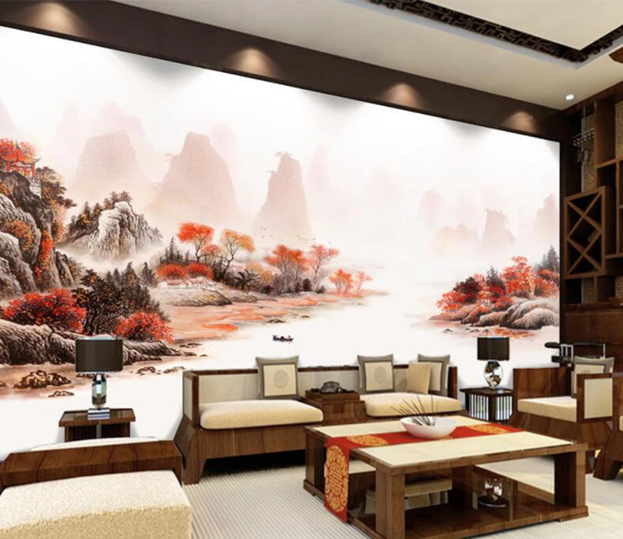 3D Country Maple WG852 Wall Murals