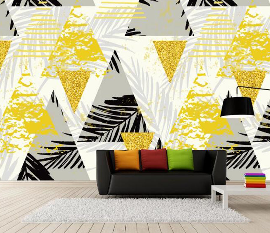 3D Showy Triangle 354 Wall Murals