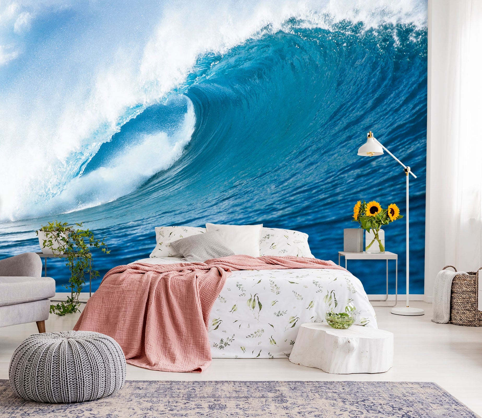 3D Ocean Waves 146 Wall Murals Wallpaper AJ Wallpaper 2 