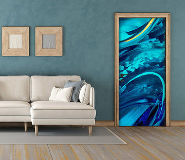 3D Blue Picture 3110 Skromova Marina Door Mural