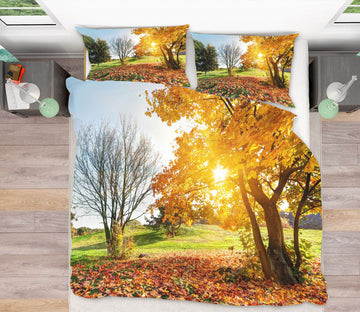 3D Trees 67061 Bed Pillowcases Quilt