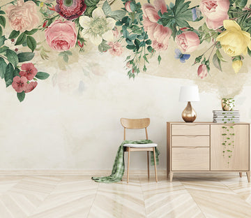 3D Color Rose WG011 Wall Murals