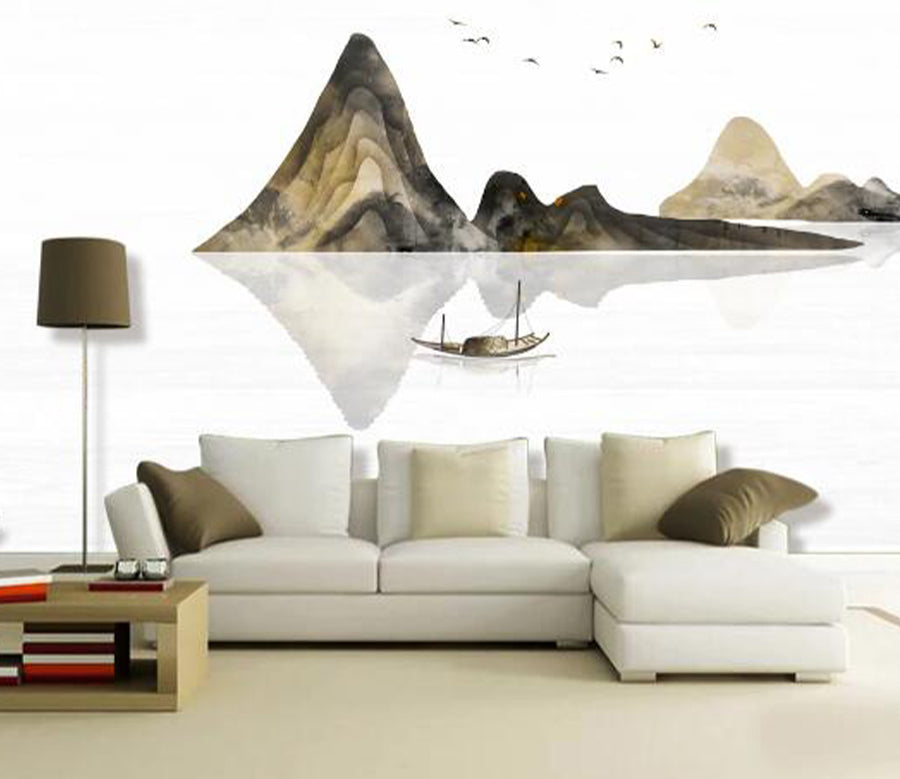 3D White River WC2221 Wall Murals