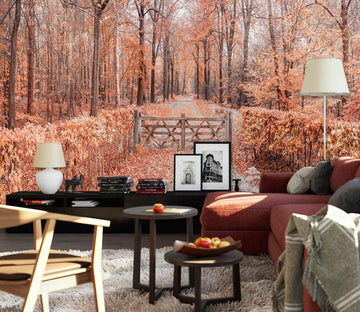 3D Autumn Forest 6129 Assaf Frank Wall Mural Wall Murals