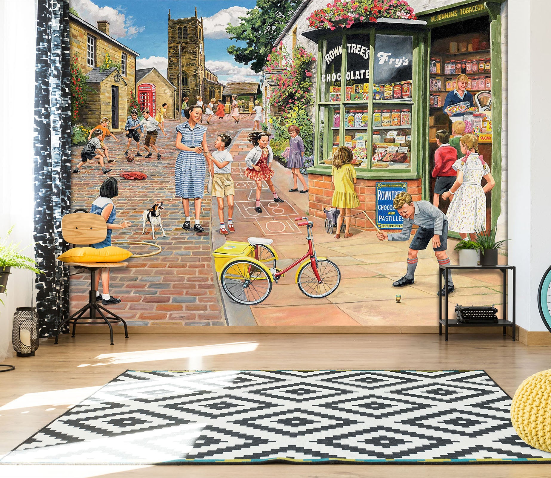 3D The Sweet Shop 1067 Trevor Mitchell Wall Mural Wall Murals