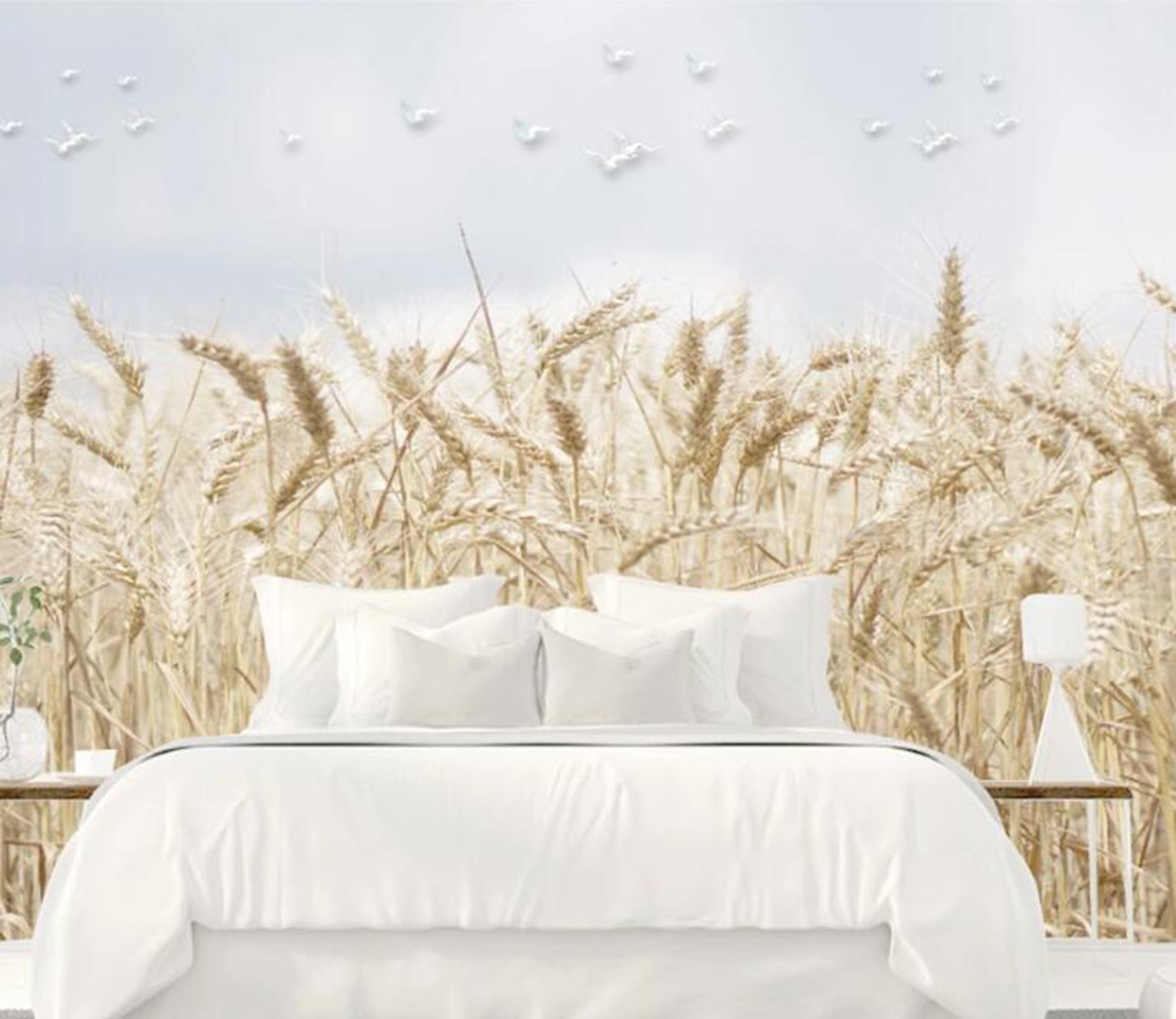 3D Wheat Ears WC45 Wall Murals Wallpaper AJ Wallpaper 2 