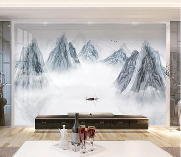 3D Mountain Peak WC85 Wall Murals Wallpaper AJ Wallpaper 2 