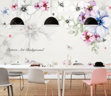 3D Blooming Flower WG729 Wall Murals