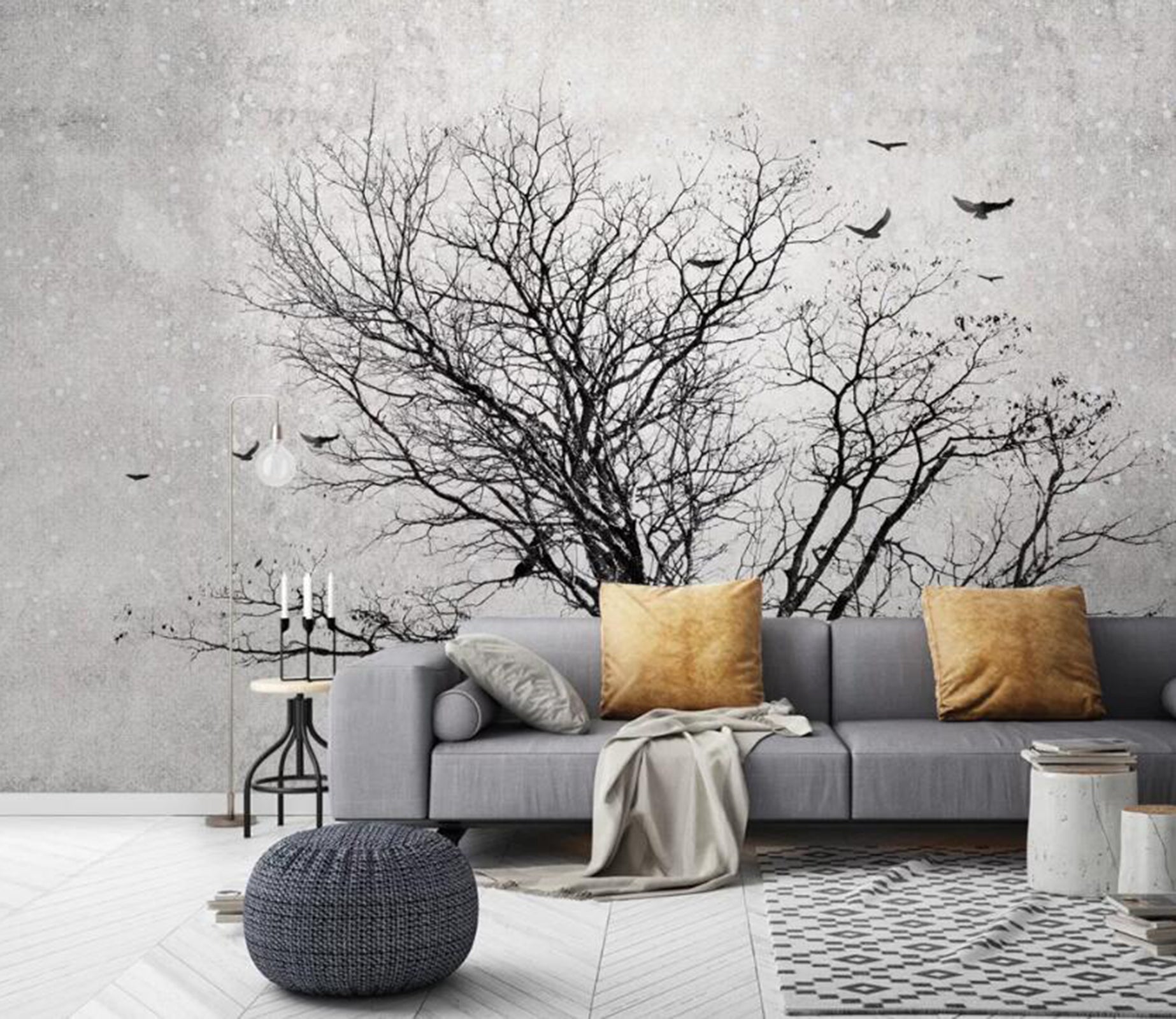 3D Dry Branches WC51 Wall Murals Wallpaper AJ Wallpaper 2 