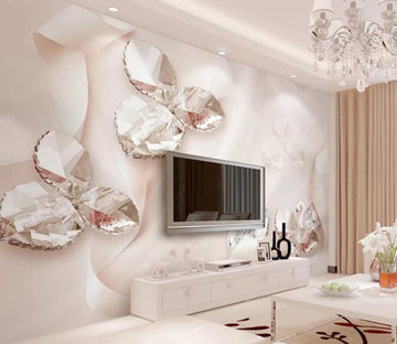 3D Diamond Petals WG87 Wall Murals Wallpaper AJ Wallpaper 2 