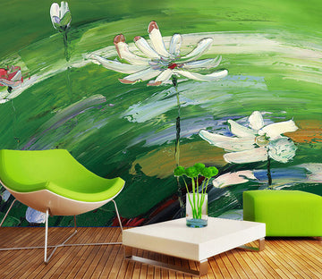 3D Painting Lotus WG234 Wall Murals