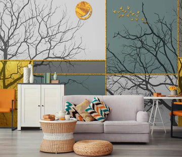 3D Dead Tree Artistic Conception 307 Wall Murals