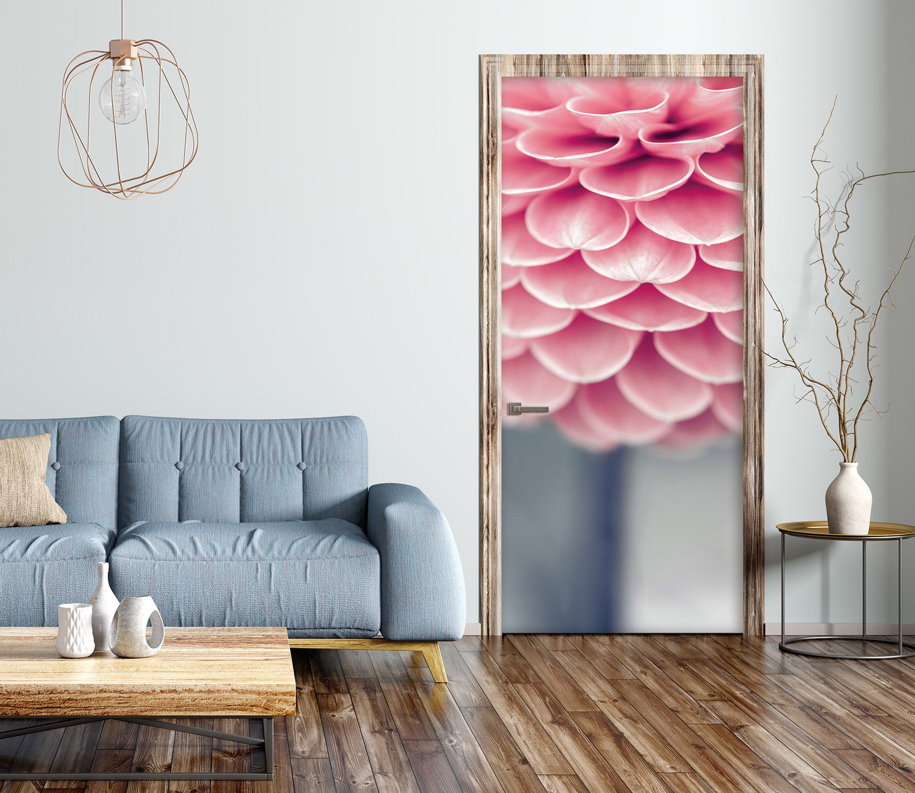 3D Petal Art 5055 Assaf Frank Door Mural