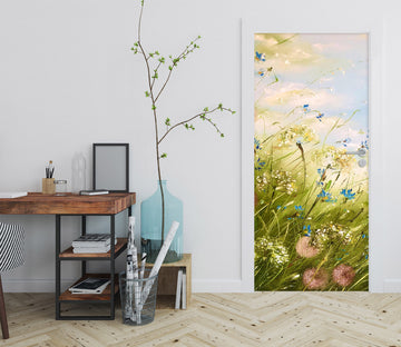 3D Spring Grass 3200 Skromova Marina Door Mural