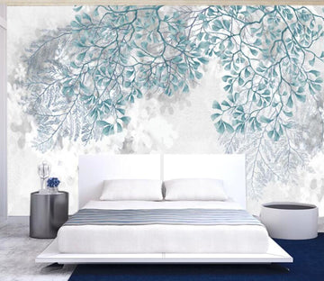 3D Green Leaf WC52 Wall Murals Wallpaper AJ Wallpaper 2 