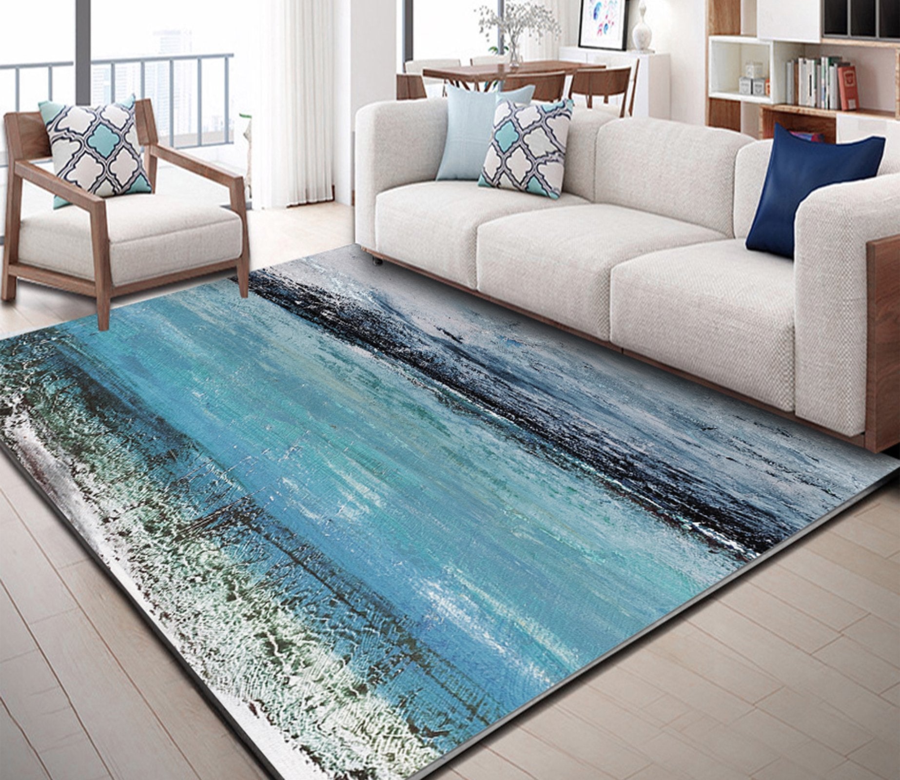 3D Color Inkjet WG180 Non Slip Rug Mat Mat AJ Creativity Home 