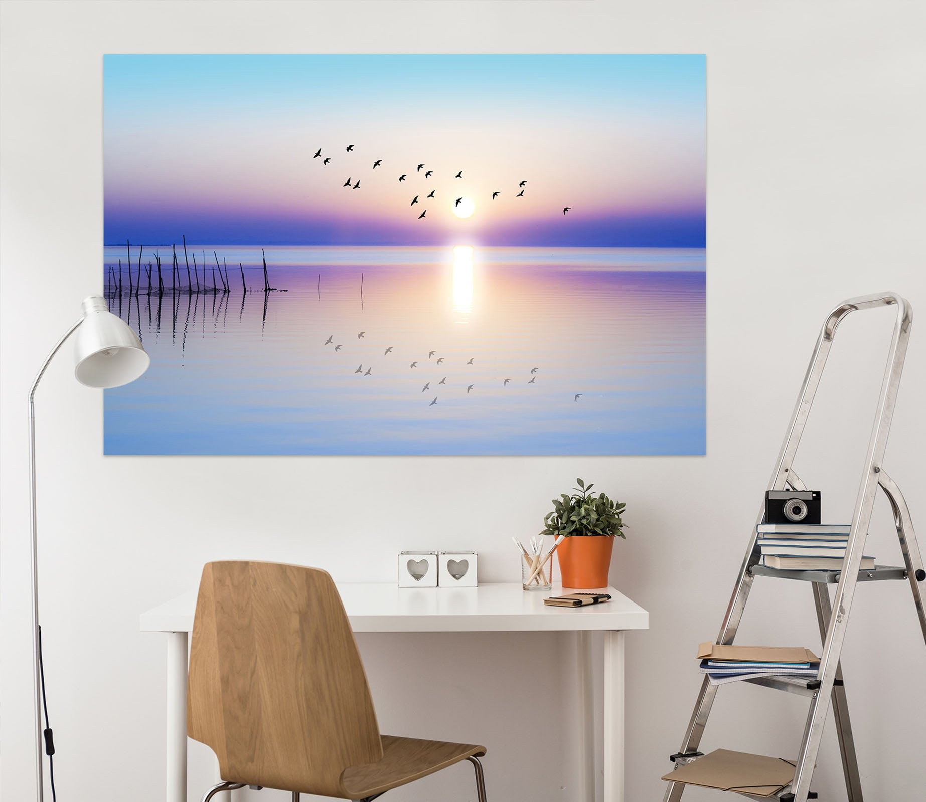 3D Beautiful Lake 1088 Wall Sticker