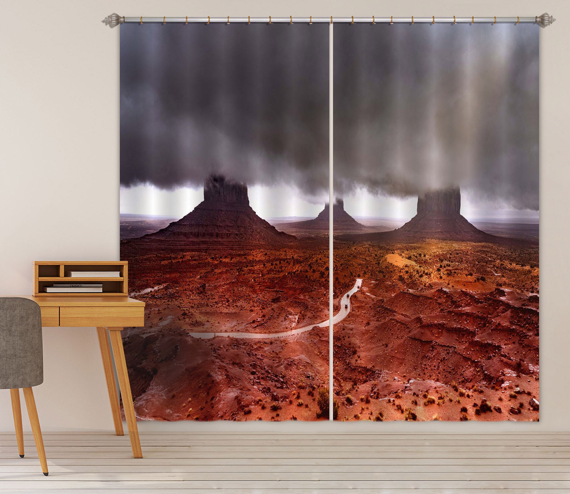 3D Volcanic Eruptions 138 Marco Carmassi Curtain Curtains Drapes