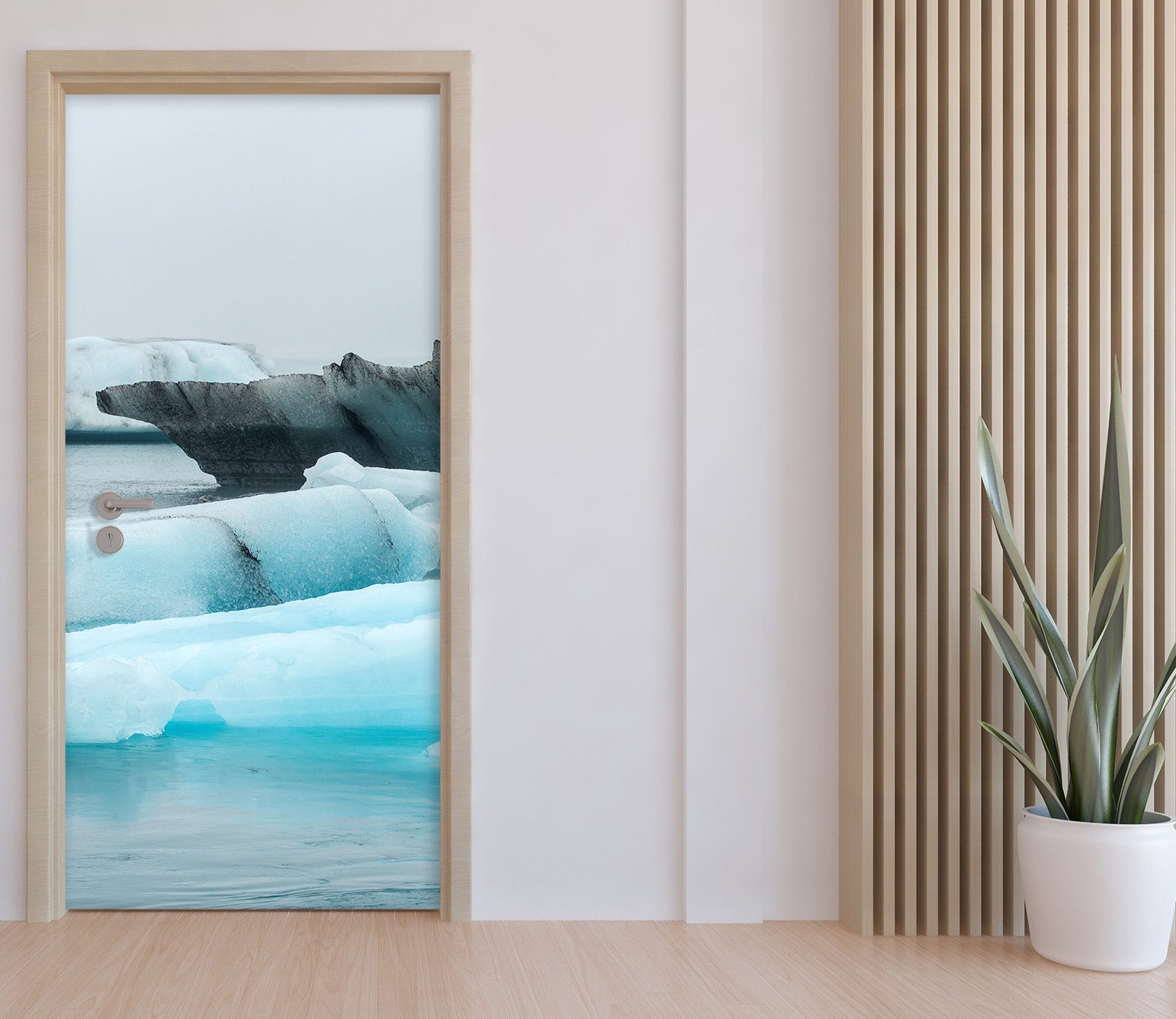 3D Ice Glacier 11525 Marco Carmassi Door Mural