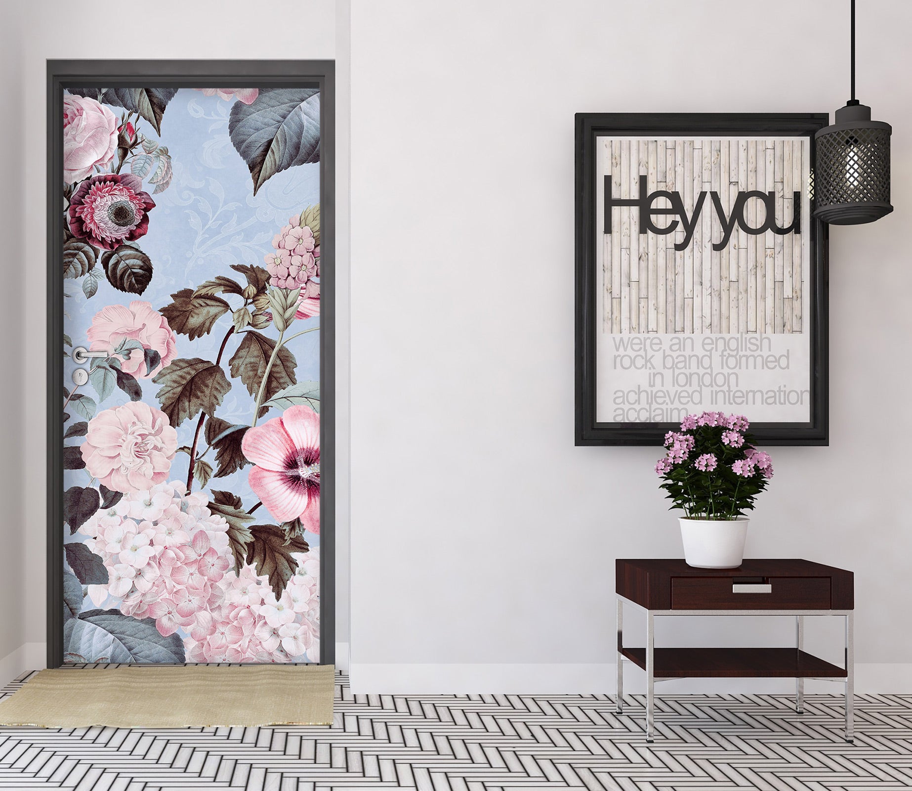 3D Flowers 118137 Andrea Haase Door Mural