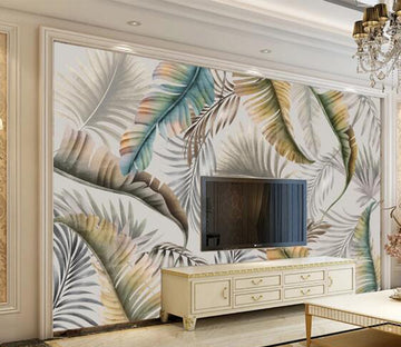 3D Coconut Leaf WC1828 Wall Murals