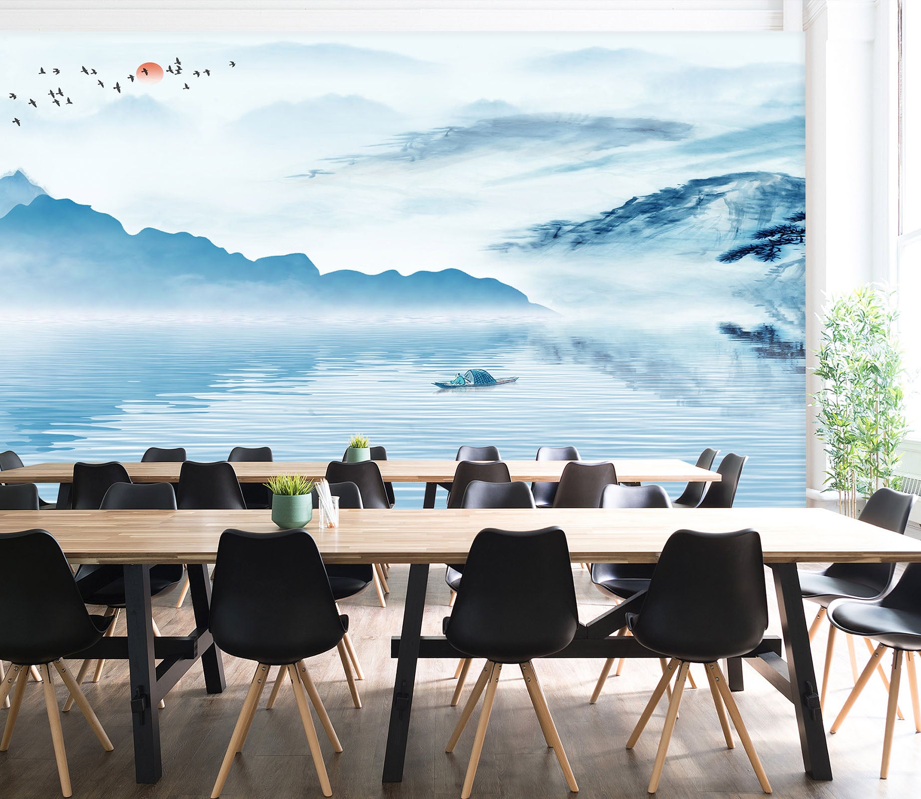 3D Clear Lake 1428 Wall Murals