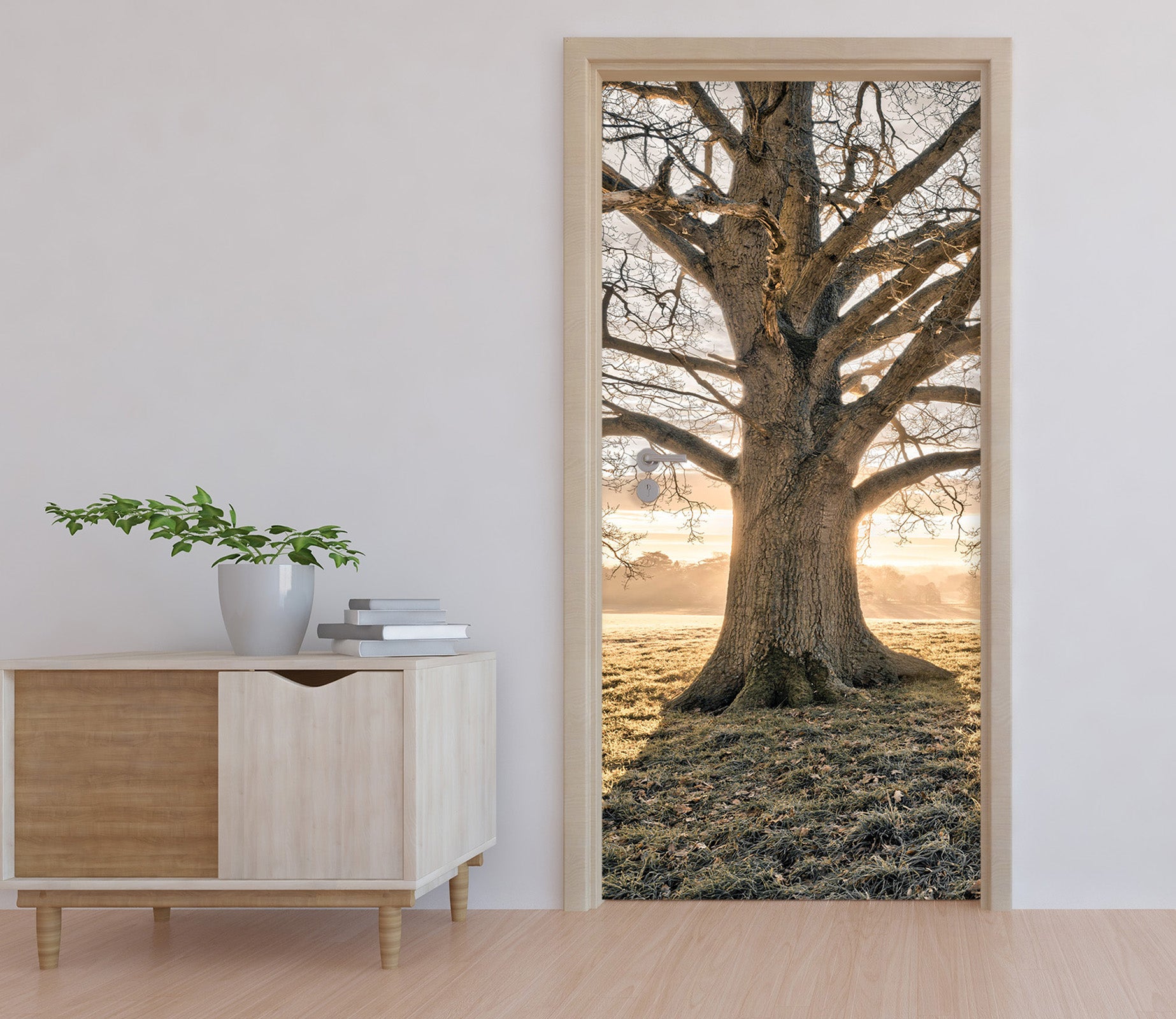 3D Big Tree 10247 Assaf Frank Door Mural