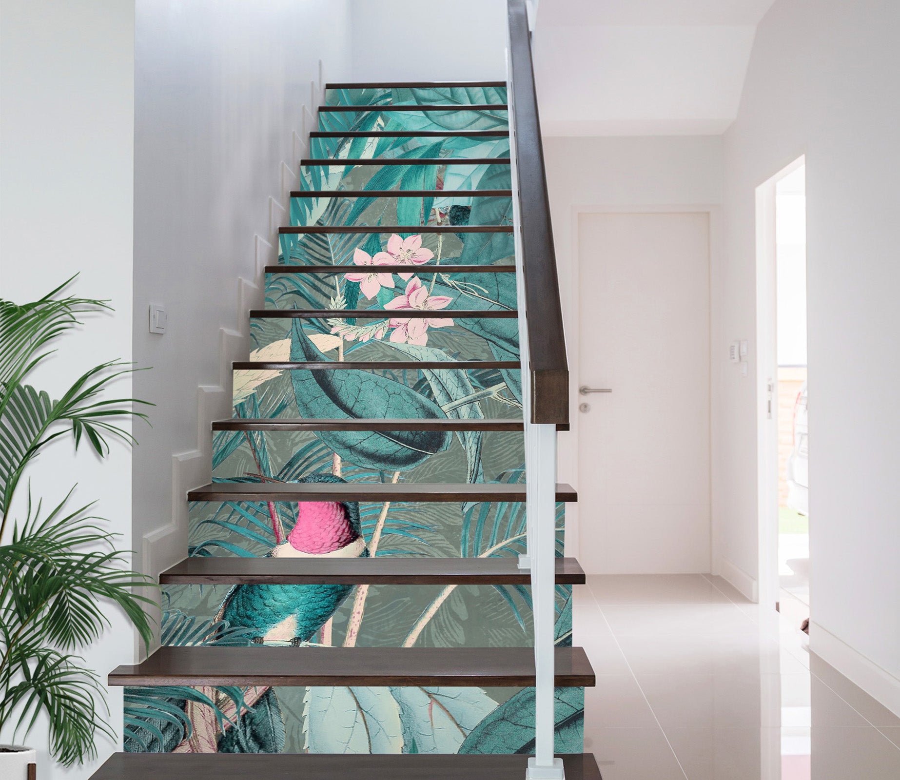 3D Jungle Bird 109226 Andrea Haase Stair Risers