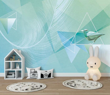 3D Delicate And Elegant White Feathers 2552 Wall Murals