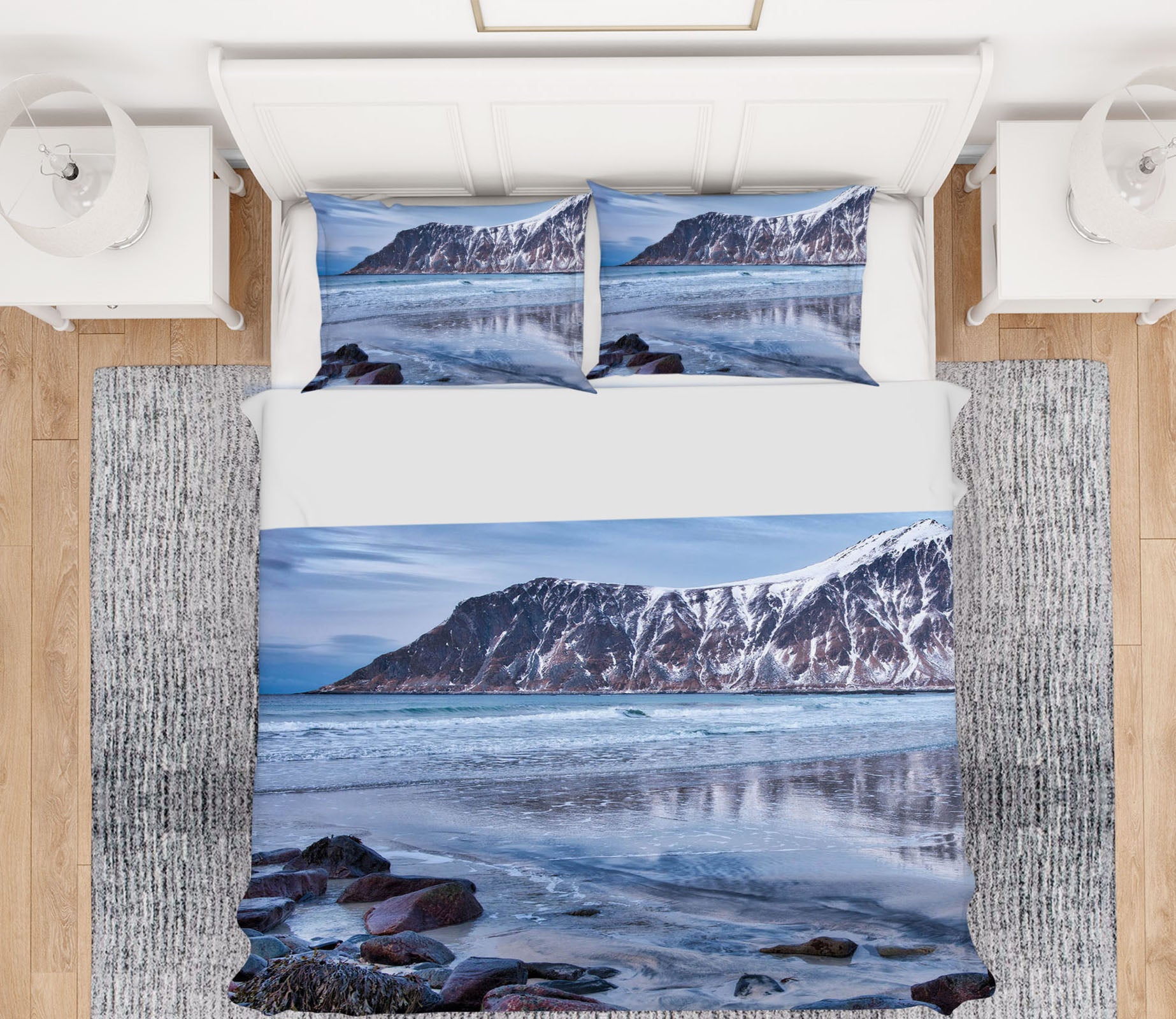 3D Glacier 2140 Marco Carmassi Bedding Bed Pillowcases Quilt