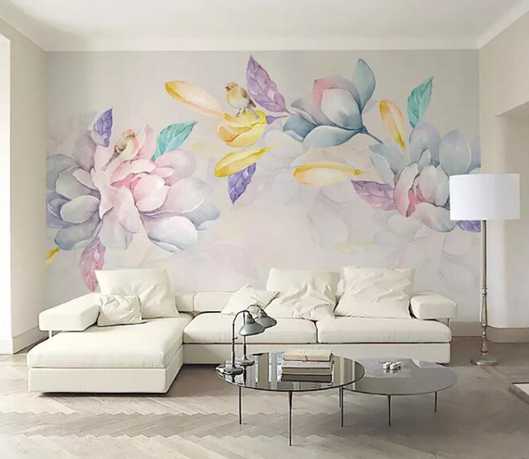 3D Colored Petals WG96 Wall Murals Wallpaper AJ Wallpaper 2 