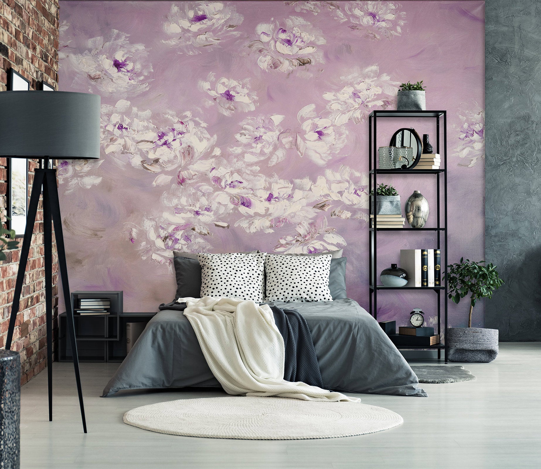 3D Pink Flower 148 Skromova Marina Wall Mural Wall Murals