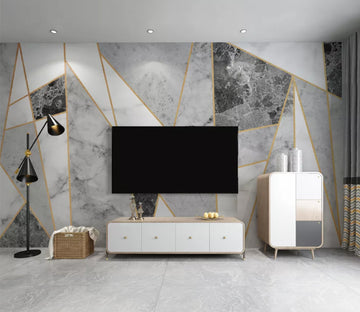 3D Gray Slate WC2605 Wall Murals