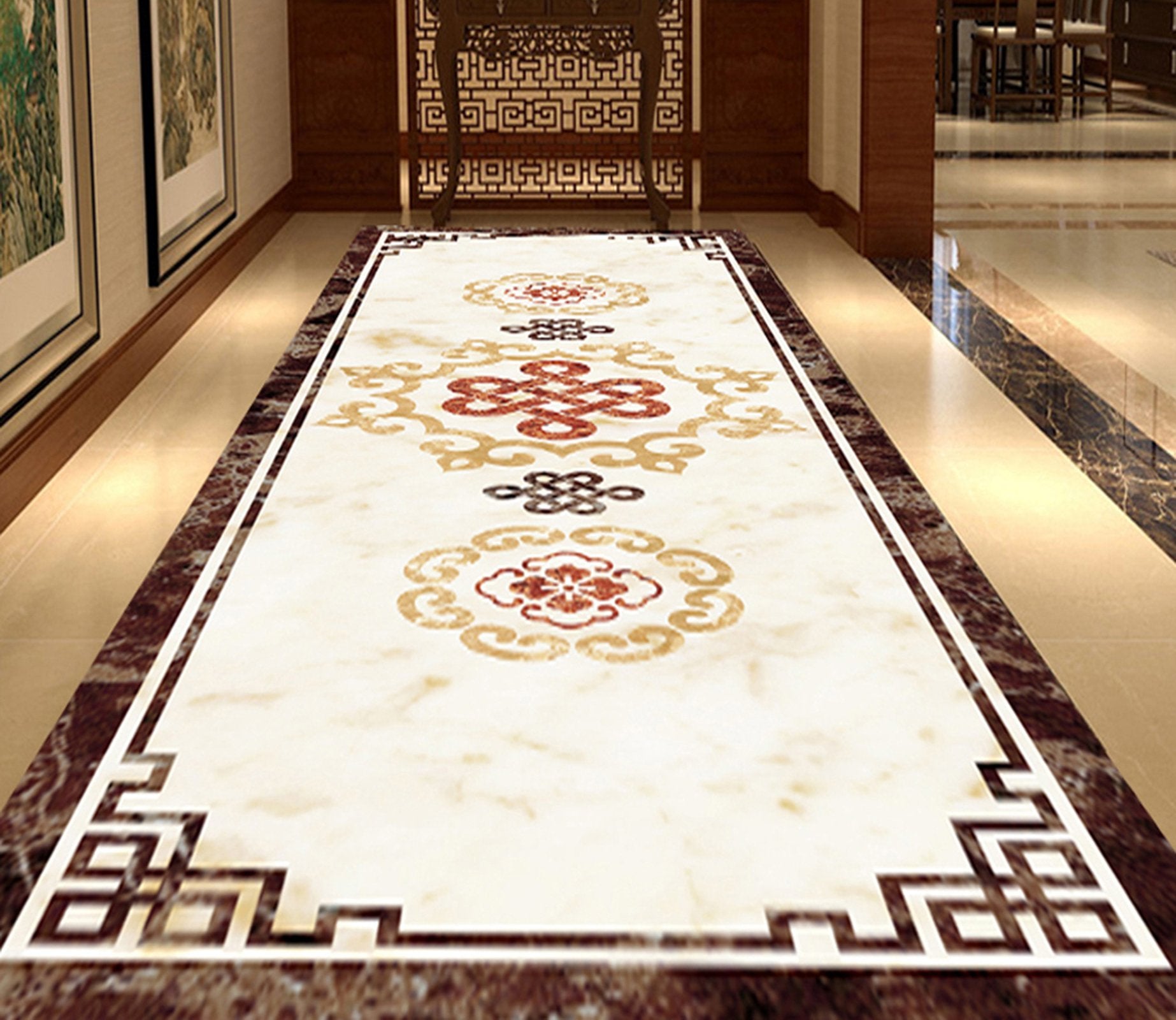 3D Marble Pattern WG692 Floor Mural Wallpaper AJ Wallpaper 2 