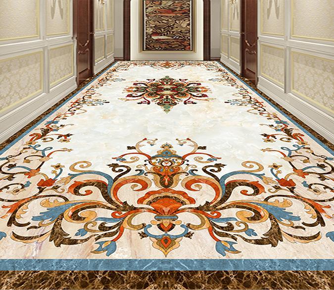 3D Colorful Pattern WG221 Floor Mural Wallpaper AJ Wallpaper 2 