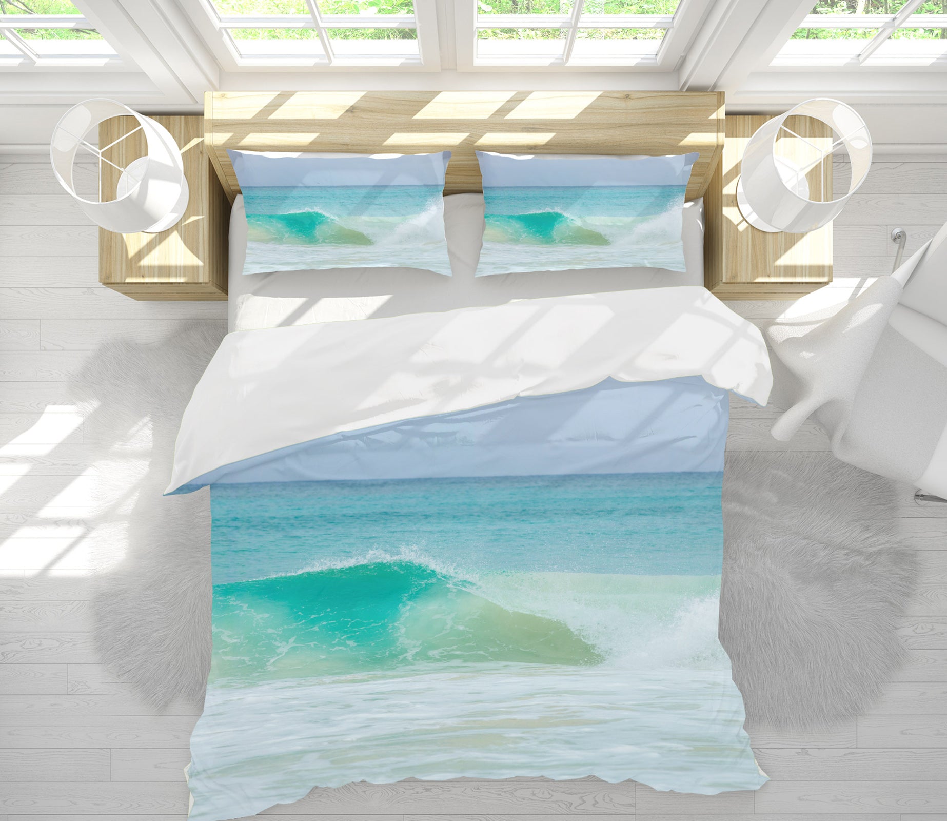 3D Ocean Spray 6932 Assaf Frank Bedding Bed Pillowcases Quilt Cover Duvet Cover