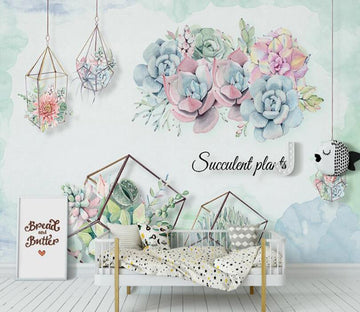 3D Elegant And Beautiful Flowers 998 Wall Murals