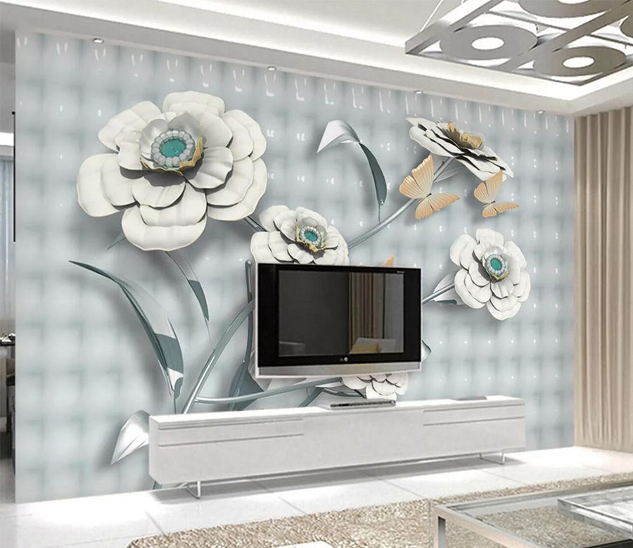 3D Paeonia lactiflora WC2051 Wall Murals