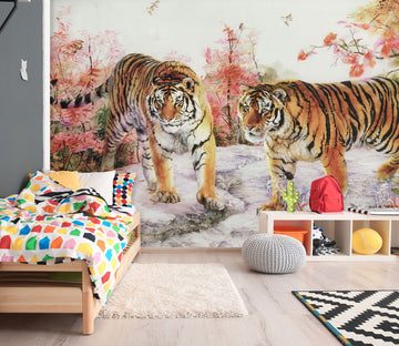 3D Tiger Painting 249 Wall Murals