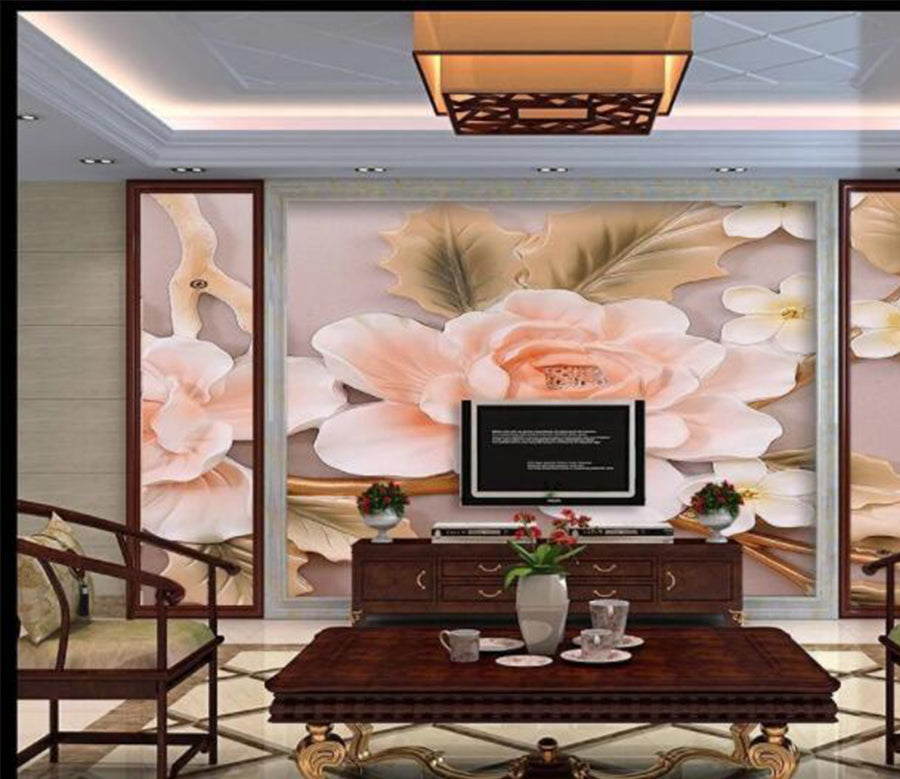 3D Fragrant Flower WC866 Wall Murals