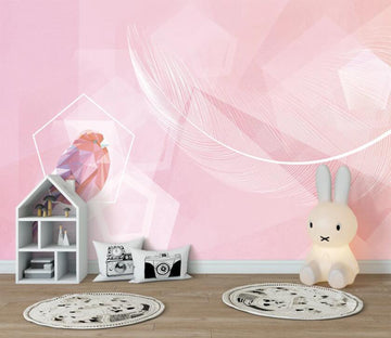 3D Delicate And Elegant Pink Feathers 2555 Wall Murals