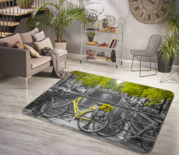 3D Bike River 126 Assaf Frank Rug Non Slip Rug Mat